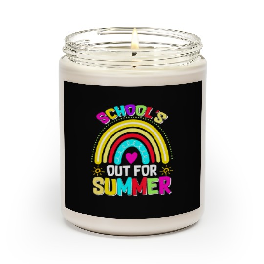 Schools Out For Summer Teacher Last Day Of School Scented Candles