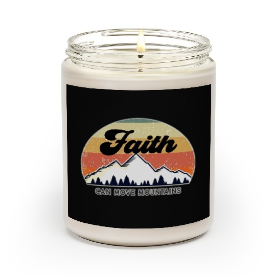 Faith Can Move Mountains Scented Candles
