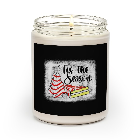 Little Tis' The Season Tree Cakes Debbie Becky Jen Scented Candles