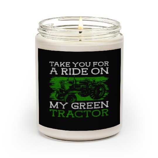 Farmer Tractor Country Life Scented Candles