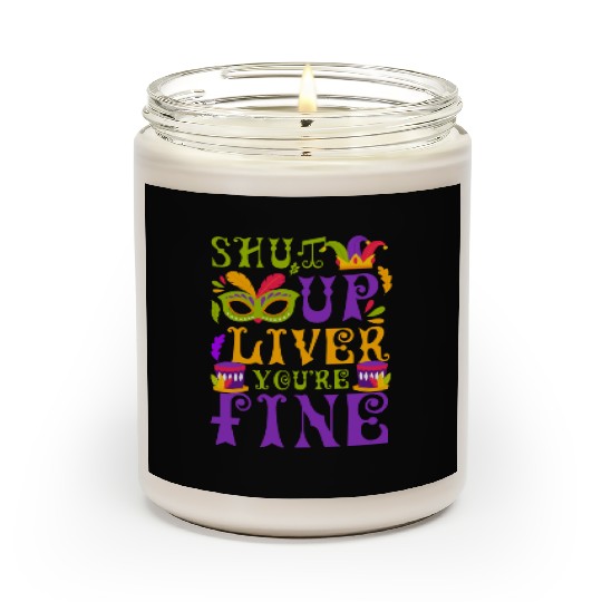 Mardi Gras New Orleans Fool Music Scented Candles