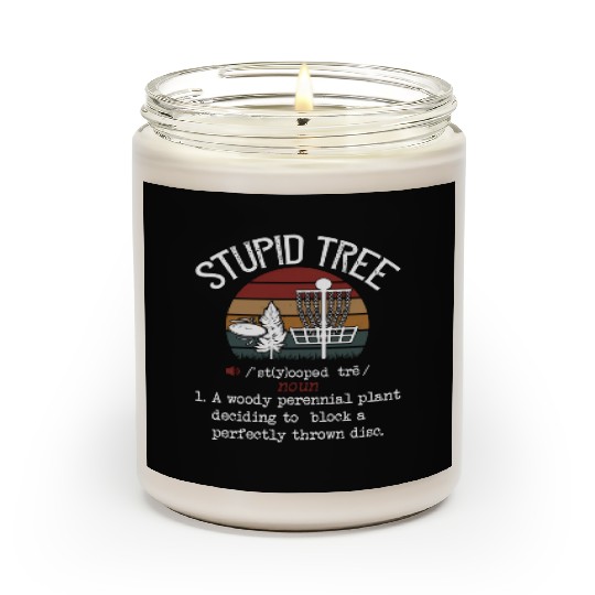 Stupid Tree Disc Golf Frisbee Scented Candles