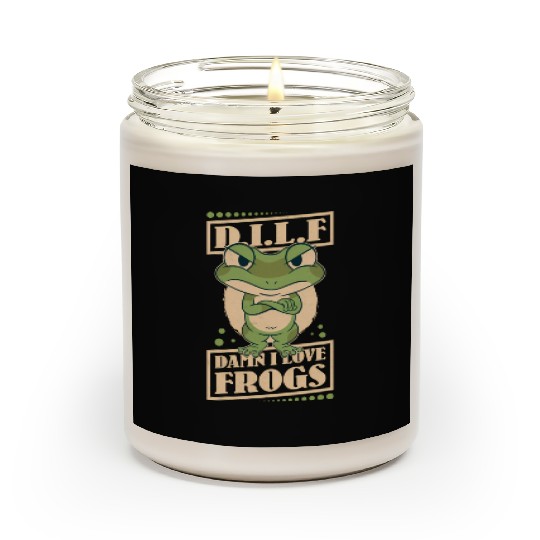 Damn I Love Frogs Scented Candles