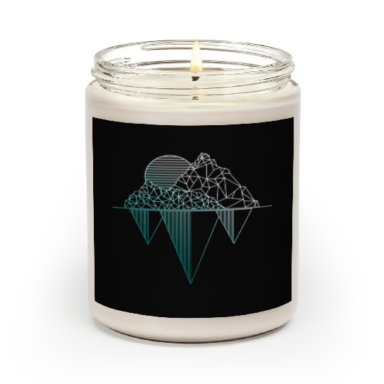 Mountains Hiking Camping Rock Climbing Camper Scented Candles