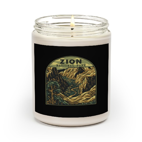 zion national park Scented Candles