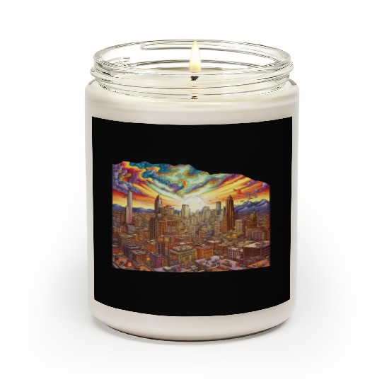 "Phoenix 3D Radiance A Limited Edition Cityscape Scented Candles