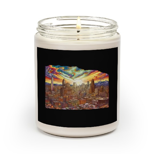 "Phoenix 3D Radiance A Limited Edition Cityscape Scented Candles