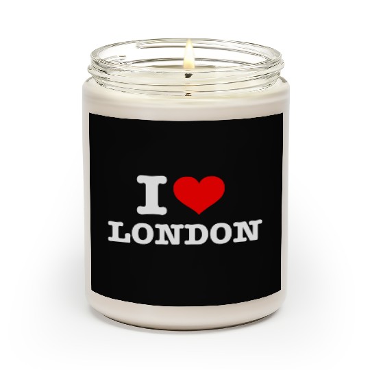 London I Love London I Heart London Scented Candles