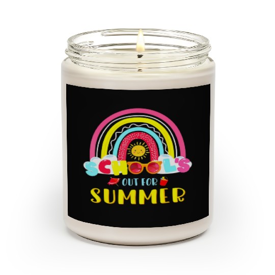 Last Day Of School Schools Out For Summer Teacher Scented Candles