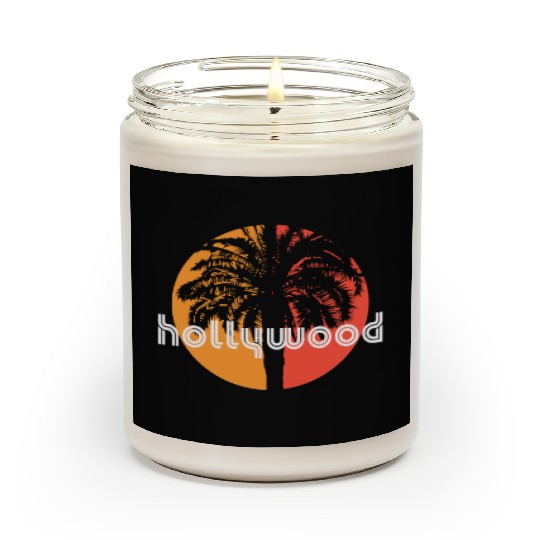 Hollywood California Artistic Vacation Souvenir Scented Candles