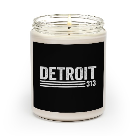 Detroit Men'S Detroit 313 Scented Candles
