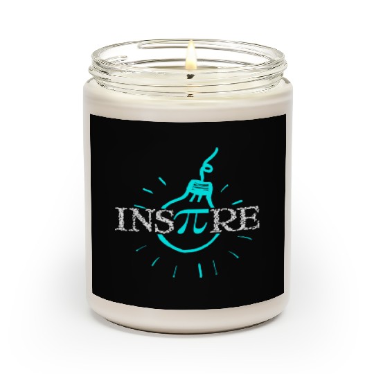 Inspire Pi Mathematician Science Nerd Scented Candles