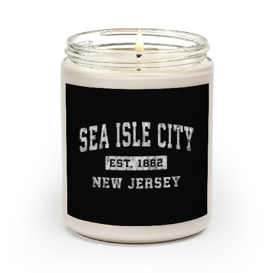 Sea Isle City New Jersey Nj Established Sports Scented Candles