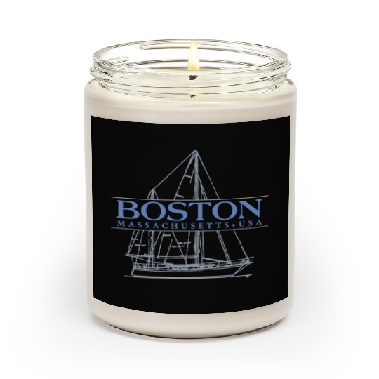 Boston Massachusetts Sailing Scented Candles
