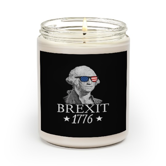 Brexit 1776 George Washington Revolution Usa Indep Scented Candles