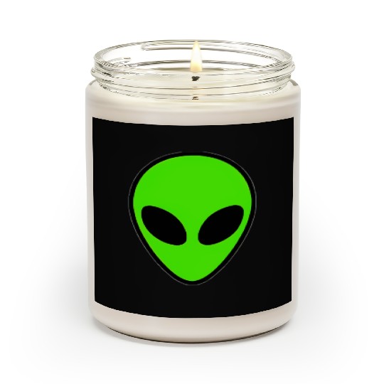 Alien Head Pocket Patch Area 51 Scented Candles