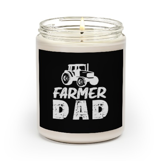 Farmer Dad Funny Dad Gifts Graphic Tees For Men Scented Candles