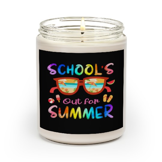 Schools Out For Summer Last Day Of School Teacher Scented Candles