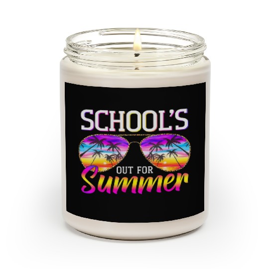 Last Day Of School Schools Out For Summer Teacher Scented Candles