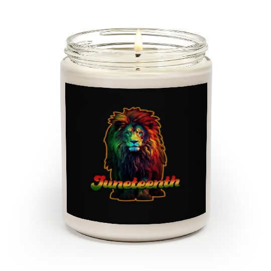 Juneteenth Lion Scented Candles