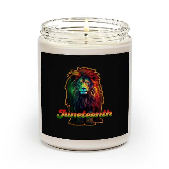 Juneteenth Lion Scented Candles