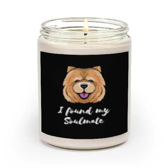 Chow Chow Dog Soulmate Puppy Dog Lover Scented Candles