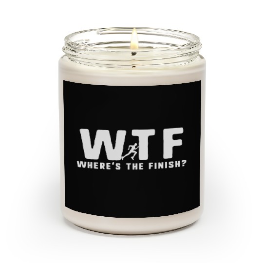 Wtf Where'S The Finish Running Scented Candles