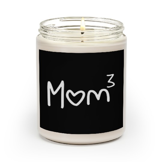 Mothers Day Cubed Mom 3 Three Mama Scented Candles