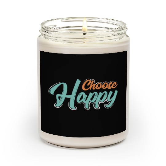 Choose happy Scented Candles