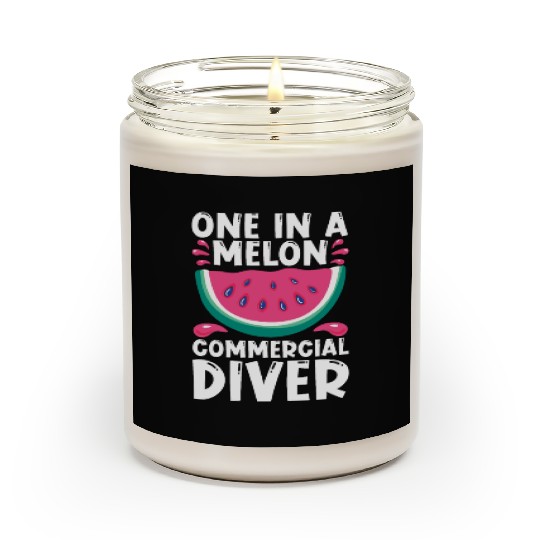 Diving Diver Melon Commercial Diving Scented Candles