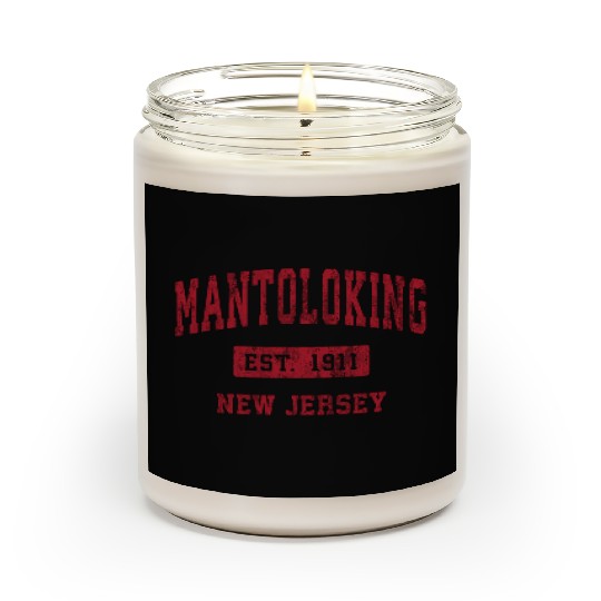 Mantoloking New Jersey Nj Sports Red Scented Candles