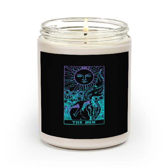 76205 The Sun Tarot Card Rider Waite Witchy Scented Candles