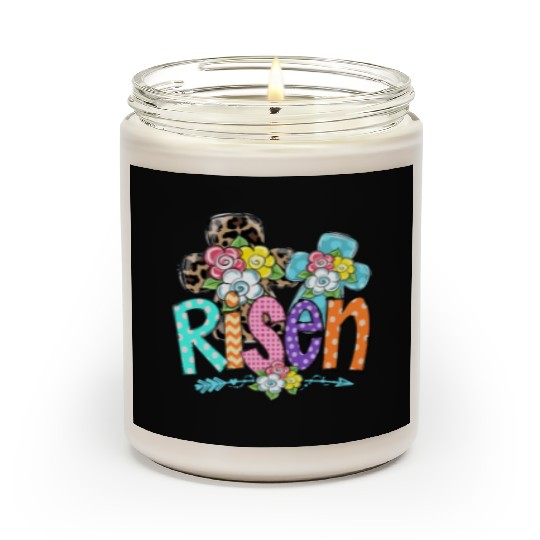 Happy Easter For Christian Mom He Is Risen Leopard Scented Candles