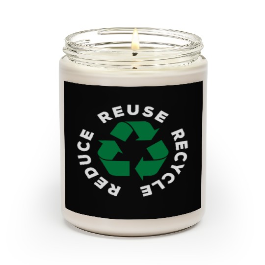 Reduce Reuse Recycle World Environment Day Gift Scented Candles