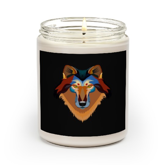 Orange wolf Scented Candles