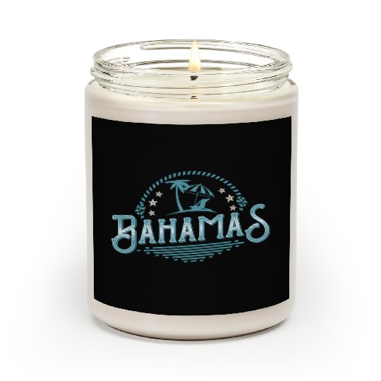 Proud Bahamas Bahamians Flag sau Scented Candles