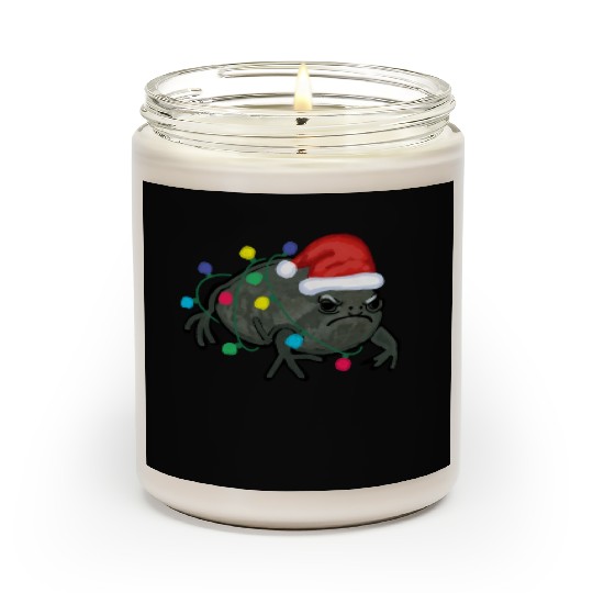 Black Desert Rain Frog Santa Tree Lights Scented Candles