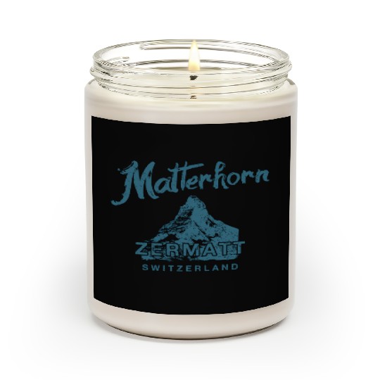Matterhorn Switzerland Mountain Climbing Scented Candles