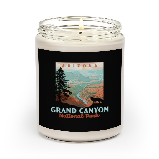 Grand Canyon National Park Arizonna Wpa Style Scented Candles
