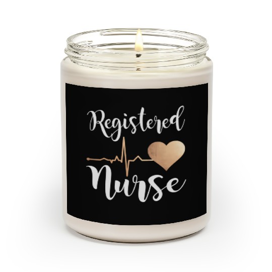 Registered Nurse Heart Rn Scented Candles