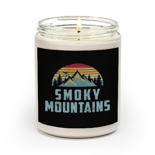 Retro Great Smoky Mountains National Park Scented Candles