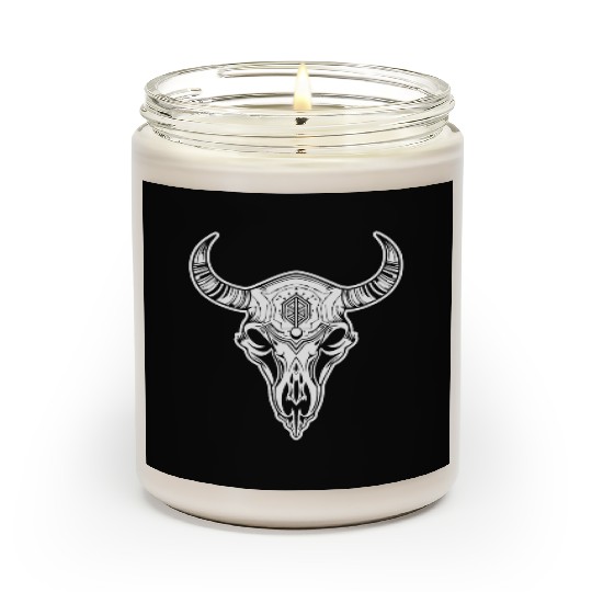 Cow Skull Boho Scented Candles