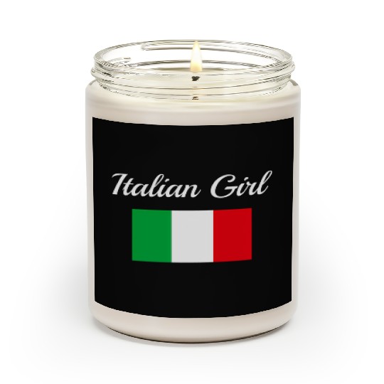 Italian Flag Italy Pride Italian-American Scented Candles