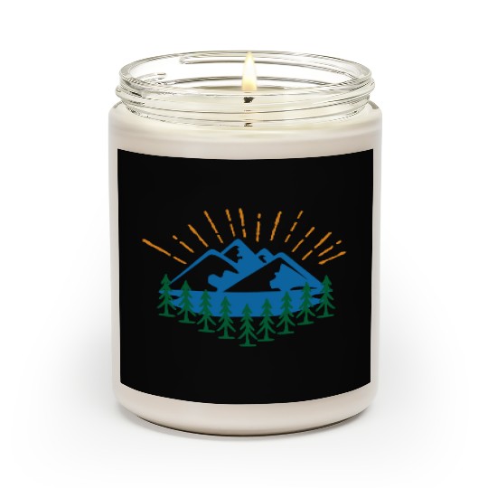 Blue Mountain And Forest Scented Candles