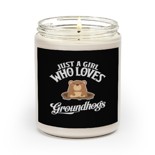 Who Loves Groundhogs Groundhog Scented Candles