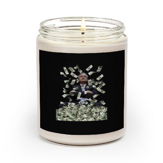 Jerome Powell Money Printer Stock Market Scented Candles