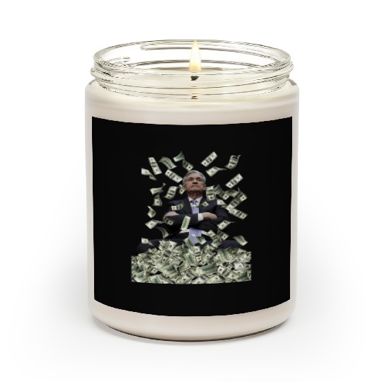 Jerome Powell Money Printer Stock Market Scented Candles