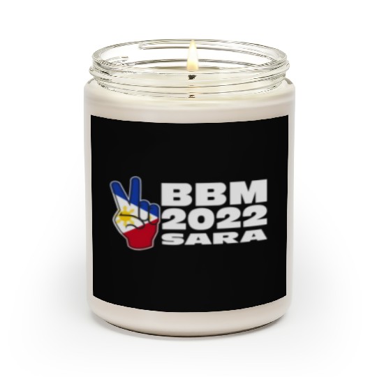 Bbm 2022 Bongbong Marcos Sara Philippines Flag Red Scented Candles