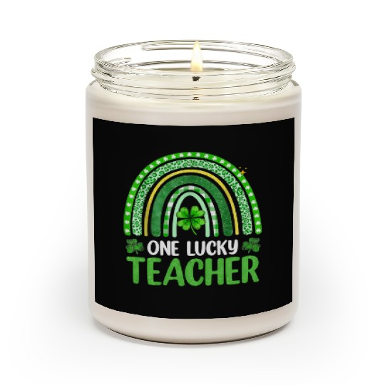 One Lucky Teacher Rainbow St Patrick’S Day Scented Candles