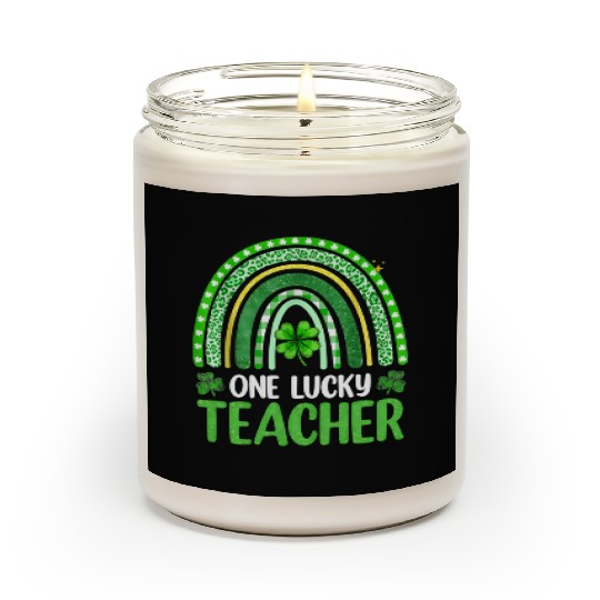 One Lucky Teacher Rainbow St Patrick’S Day Scented Candles